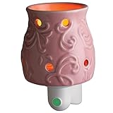 Westinghouse wl200037 wax-free Night Light Warmer withバニラ香りつきDisc , Paleピンク
