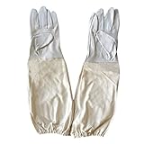 ゴシレ Gosear 1ペアゴート養蜂養蜂保護手袋長いベント袖養蜂用品サイズ XXL