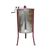 蜂蜜分離器 4フレーム 養蜂機器 手動 養蜂農場 遠心分離器 (4フレーム)