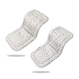 柔らかく、リバーシブルの赤ん坊の純粋な綿のベビーカーの車の座席はさみ金乳母車の挿入の携帯用変更のパッド、普遍的でカバーベビーのサイズ32x80 の cm の幼児のクッションパッド(花、グレー)