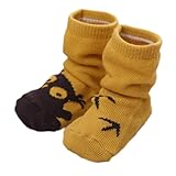 ノンスリップ新生児幼児靴下3脚暖かいノンスキッドストッキング赤ちゃんの誕生日の贈り物-A06