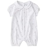 ポロ ラルフローレン ベビー 半袖 カバーオール ロンパース one piece shortall 女の子 ギフト （サイズ:12m、カラー：White/pink） Polo Ralph Lauren