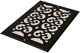 Decor Grates S612R 6-Inch by 12-Inch Painted Return Air, Black Textured [並行輸入品]