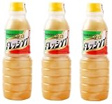 戸村フーズ 戸村本店のドレッシング 辛口 360ml×3本 醤油ベース りんご酢
