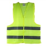 安全ベスト 反射 チョッキ ベスト 交通警備 工事現場用 道路誘導 高視認性 ランニング ジョキング 自転車 バイク用 アウトドアスポーツ 夜行