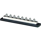 Blue Sea 2107 PowerBar 600 Ampere Cable Connector 8 x 3/8 16 Stud Terminal by Blue Sea Systems [並行輸入
