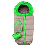 7A.M. ENFANT BLANKET 212 evolution ベビーカーフットマフ Beige/Neon Green