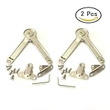 DIAOSnx 1 Pairs Closet Cupboard Cabinet Door Lid Lift up Stay Strut Support Hinge Adjustable [並行輸入品]