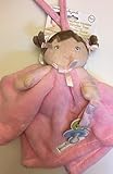 Blankets & Beyond Pacifier Holder Pink Security Blanket Little Girl with Brown Hair by Blankets and 