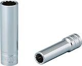 KTC(ケーテーシー) 9.5mm (3/8インチ) ディープソケット (十二角) 15mm B3L15W