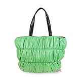 AYANNA マシュマロトートバッグ グリーン 横33cm×縦36cm×奥行き16.5cm 本体405g+付属品:シート65g、ポーチ40g、ボトルケース55g ポリエステル AMO-MS03