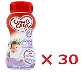 30本まとめ買い Cow And Gate (カウアンドゲート) 液体ベビーミルク　(6か月から) 200ml stage3