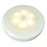 ポータブル センサー ライト LED/1個/ホワイト/ウォーム 選べるバリエーション 人感センサー ワイヤレスで持ち運び可能 電池式 マグネット磁石付き 両面テープも付属 玄関 階段 廊下 トイレ ア