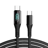 SG Select Type-Cケーブル 充電ケーブル 電力表示 2m PD 急速充電 100W 480mbps 長い スマホ Android iOS ブラック