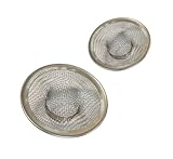 セットの2シンクStrainers , Fits Mostキッチンシンク排水、Small and Largeサイズ