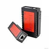 TIWWS (NY-468 )LANケーブルテスター，Timvasion RJ45/RJ11 兼用 LANケーブル/電話線 測定器 電話線 電気 通信 工事