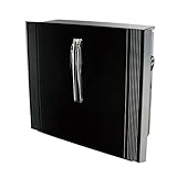 ポスト 郵便受け 郵便ポスト 大型配達物対応 ソニック パールブラック ダイヤル錠付き