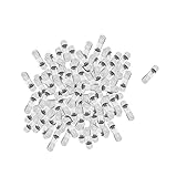 uxcell　ガラス管ヒューズ　金属　速断　5mm x 20mm 250V 1A　100個入り