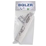 BQLZR 6 Inch Long Stainless Steel Satin Brush Finish Silver Security Door Guard Square Lever Flush L