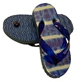 Toddler GirlsブルーSpeedo Flip flops ThongsサンダルLarge ( 11 – 12 )