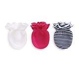 カーターの赤ちゃんの3 - Pack No Scratch Mittens ( 0 – 3ヶ月(ピンク)