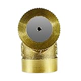 KUWAN®5個入り真鍮製 1/2　花園　庭　芝生　ガーデン　野菜畑　スプレー　ノズル　灌漑　スプリンクラー　1ヘッド