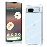 inxhey Google Pixel 7a ケース クリア グーグル ピクセル 7a ケース 耐衝撃 スマホケース メッキ加工 カバー ストラップホール付き 衝撃吸収 光沢感 軽量 薄型 柔軟 透明 TPU googleピクセル7a ケース （クリア）