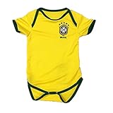 夏 ベビー服 半袖ロンパース サッカー ワールドカップ 2018 ブラジル代表 ホーム レプリカ ベビーフォーマル半袖 新生児 女児 おもしろ ロンパース ブラジル、80cm