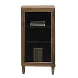 日本製 モダン 40cm幅キャビネット ブラウン 完成品