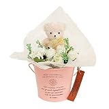 誕生日・お祝い・発表会に贈る プレゼント「プティットローズ・COCO」 花ギフト (ピンク（ベア色）)