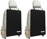 Car Seat Back Protectors By Lebogner - Luxury Kick Mat Seat Covers For The Back Of Your Front Seats 