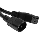 Otimo 3 Ft Power Cord C14 to C19 Black/ SJT 14/3 [並行輸入品]