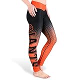 KLEW MLB San Francisco GiantsグラデーションBigロゴ印刷レギンス M ブラック
