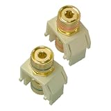 OnQ / Legrand WP3457LA Audio Binding Posts, Light Almond [並行輸入品]