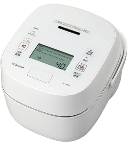 Amazon | 東芝 真空圧力IHジャー炊飯器（5.5合炊き）ホワイトTOSHIBA 