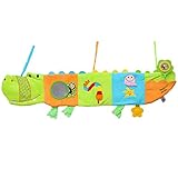 Happy Cherry　ベビー玩具　ガラガラ　アーリーラーニング　知育玩具　ベビーベッドハンギング　装飾おもちゃ　鰐　多機能　人形