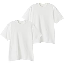その他 shiro Amazon | [ヘインズ] Tシャツ 2枚組 半袖 Shiro 綿100% 丸胴仕様