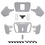 ps5コントローラー全モデルに対応用eXtremeRate RISE4リマップキットの交換K1 K2 K3 K4背面ボタンハウジングシェル‐コントローラー＆RISE4リマップボードは含まれていません【ニューホープグレー】