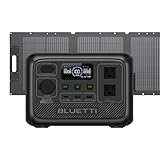 BLUETTI ポータブル電源 AC2A 204Wh/300W 120Wソーラーチャージャーセット ソーラー充電 UPS機能付き リン酸鉄リ