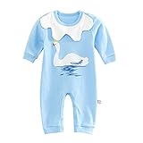 エルフ ベビー(Fairy Baby)ベビーロンパースカバーオール プリンセス 可愛い女の子 四季兼用 12M(ブルー)