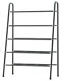 SUOERNUO　台形シューズラック　スチール製　５段棚付き　オープンタイプ　大容量　シンプル　靴棚　多機能　収納ラック　　