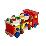 High Grade Detachable Assembling Wooden Toys for Kids, Children's Educational Disassembly Truck Play