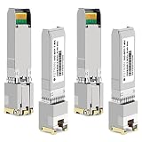OPSTRAN 10GBASE-T SFP+ to RJ-45 銅製 トランシーバーモジュール 用Mikrotik S-RJ10と互換性あり 10Gbps 30m Cat6a/Cat7 4個/パック