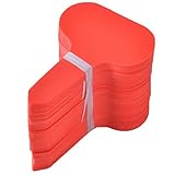 Outflower　園芸ラベル　プラスチック製　園芸用品　園芸ラベル 100枚　立型ラベル　ガーデニング用　盆栽タグ　植物ラベル　多肉植物　全５色　フラワーラベル　防水　園芸ラベル t型　可愛い