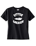 Little Greaserスパークプラグブラック幼児用シャツ( 2t )
