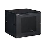 12U LINIER Swing-Out Wall Mount Cabinet - Vented Door [並行輸入品]