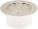 Jones Stephens Corporation D54001 General Purpose 2-Inch x 3-Inch Drain with 4-1/4-Inch Stainless St