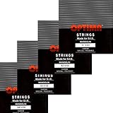 【国内正規品】OPTIMA NO.5105 BLACK マンドリン弦／全弦８本セット カラーチェ弦 オプティマ