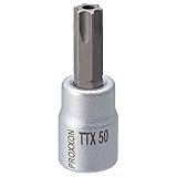 プロクソン(PROXXON) トルクスビットソケット 3/8" いじり穴付 TTX50 No.83599