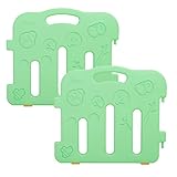 フォレストベビーサークル (グリーン) 連結して拡張可能♪ 2枚セット if04-gree